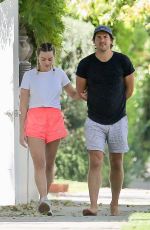 MARGOT ROBBIE and Tom Ackerley Has Their Dog Picked up by a Vet in Los Angeles 04/28/2020