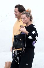 MARGOT ROBBIE and Tom Ackerley Out in Los Angeles 03/31/2020