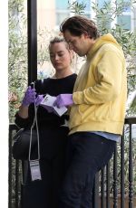MARGOT ROBBIE and Tom Ackerley Out in Los Angeles 03/31/2020
