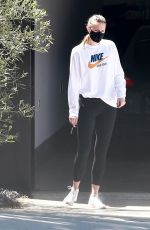 MARIA SHARAPOVA Inspects her Car After Getting It Delivered 04/21/2020