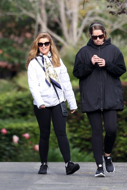 MARIA SHRIVER and CHRISTINA SCHWARZENEGGER Out in Los Angeles 04/01/2020
