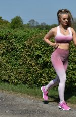 MEGAN CLARK at a Morning workout in Essex 04/30/2020