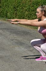 MEGAN CLARK at a Morning workout in Essex 04/30/2020