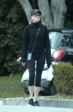 MELANIE GRIFFITH in Leggings Out Hiking in Los Angeles 04/07/2020