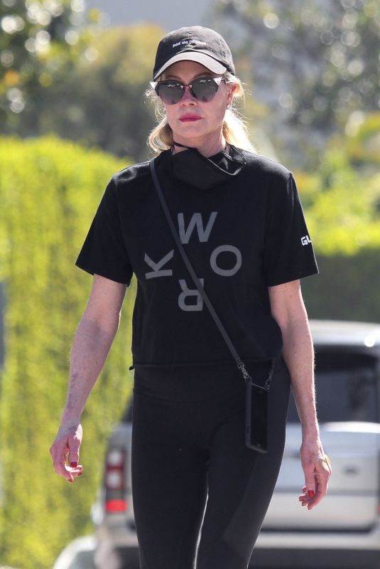 MELANIE GRIFFITH Out and About in Los Angeles 04/23/2020