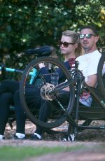 MIA GOTH and Shia Labeouf Out on Bike Ride in Pasadena 04/01/2020