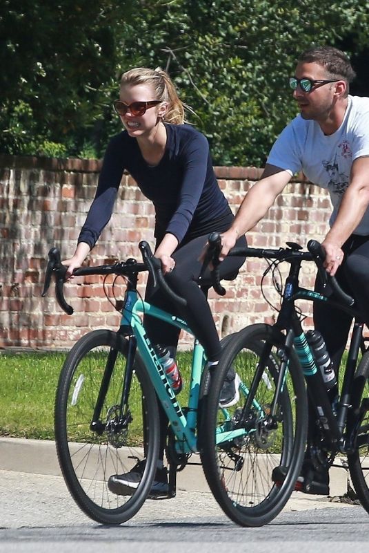 MIA GOTH and Shia Labeouf Out on Bike Ride in Pasadena 04/01/2020