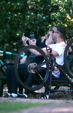 MIA GOTH and Shia Labeouf Out on Bike Ride in Pasadena 04/01/2020