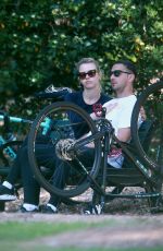 MIA GOTH and Shia Labeouf Out on Bike Ride in Pasadena 04/01/2020