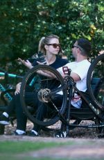 MIA GOTH and Shia Labeouf Out on Bike Ride in Pasadena 04/01/2020