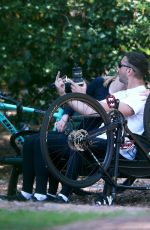 MIA GOTH and Shia Labeouf Out on Bike Ride in Pasadena 04/01/2020