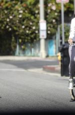 MICHELLE RODRIGUEZ Out Riding a Bike in Los Angeles 04/14/2020
