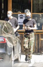 MILEY CYRUS and Cody Simpson at 10 Speed Coffee in Woodland Hills 04/23/2020