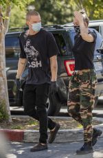 MILEY CYRUS and Cody Simpson at 10 Speed Coffee in Woodland Hills 04/23/2020