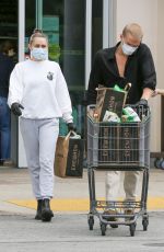 MILEY CYRUS and Cody Simpson Out Shopping in Calabasas 04/08/2020