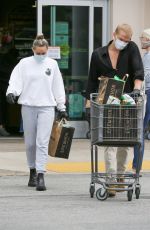 MILEY CYRUS and Cody Simpson Out Shopping in Calabasas 04/08/2020