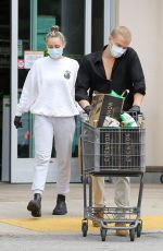 MILEY CYRUS and Cody Simpson Out Shopping in Calabasas 04/08/2020