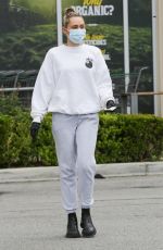 MILEY CYRUS Wearin Mask Leaves Erewhon Market in Calabasas 04/08/2020