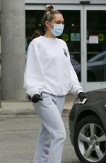 MILEY CYRUS Wearin Mask Leaves Erewhon Market in Calabasas 04/08/2020