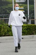 MILEY CYRUS Wearin Mask Leaves Erewhon Market in Calabasas 04/08/2020