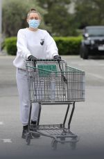 MILEY CYRUS Wearin Mask Leaves Erewhon Market in Calabasas 04/08/2020