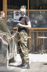 MILEY CYRUS Wearing Mask Out in Woodland Hills 04/23/2020