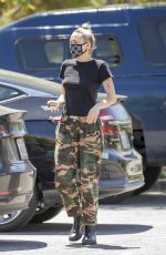 MILEY CYRUS Wearing Mask Out in Woodland Hills 04/23/2020
