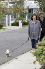 MILLA JOVOVICH and Paul W. S. Anderson Out with Their Dogs in Beverly Hills 04/20/2020