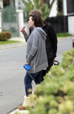MILLA JOVOVICH and Paul W. S. Anderson Out with Their Dogs in Beverly Hills 04/20/2020