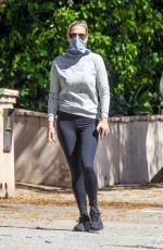 MOLLY SIMS Wearing Bandana Mask Out in Pacific Palisades 04/05/2020