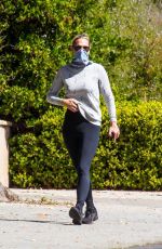 MOLLY SIMS Wearing Bandana Mask Out in Pacific Palisades 04/05/2020