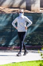 MOLLY SIMS Wearing Bandana Mask Out in Pacific Palisades 04/05/2020
