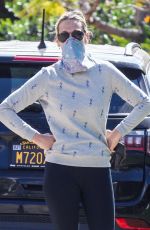 MOLLY SIMS Wearing Bandana Mask Out in Pacific Palisades 04/05/2020