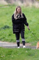 MOLLY SIMS with Her Dog Out in Los Angeles 04/18/2020