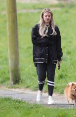 MOLLY SIMS with Her Dog Out in Los Angeles 04/18/2020