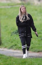 MOLLY SMITH Out with Her Dog in Manchester 04/18/2020