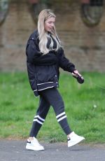 MOLLY SMITH Out with Her Dog in Manchester 04/18/2020