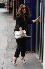 MYLEENE KLASS All in Black Arrives at Smooth Radio in London 04/30/2020