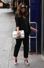 MYLEENE KLASS All in Black Arrives at Smooth Radio in London 04/30/2020