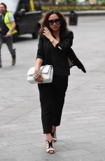 MYLEENE KLASS All in Black Arrives at Smooth Radio in London 04/30/2020