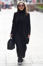 MYLEENE KLASS Arrives at Global House in London 04/02/2020