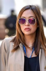 MYLEENE KLASS Arrives at Global Radio in London 04/01/2020