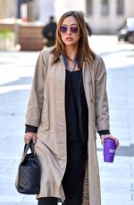 MYLEENE KLASS Arrives at Global Radio in London 04/01/2020