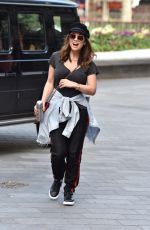 MYLEENE KLASS Arrives at Global Studios in London 04/14/2020