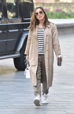 MYLEENE KLASS Arrives at Global Studios in London 04/16/2020
