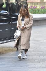 MYLEENE KLASS Arrives at Global Studios in London 04/16/2020