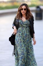 MYLEENE KLASS Arrives at Global Studios in London 04/23/2020