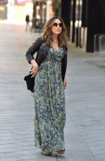 MYLEENE KLASS Arrives at Global Studios in London 04/23/2020
