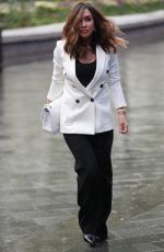 MYLEENE KLASS Arrives at Global Studios in London 04/28/2020