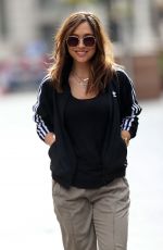 MYLEENE KLASS Arrives at Her Smooth Radio Show in London 04/08/2020